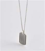 Collana Mabina Uomo Collana In Argento E Zirconi in Argento Zircone 553436 - 553436